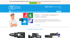 Desktop Screenshot of iridiummobile.cz